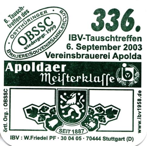 apolda ap-th apoldaer quad l m 6b (180-336 tauschtreffen 2003-grn)